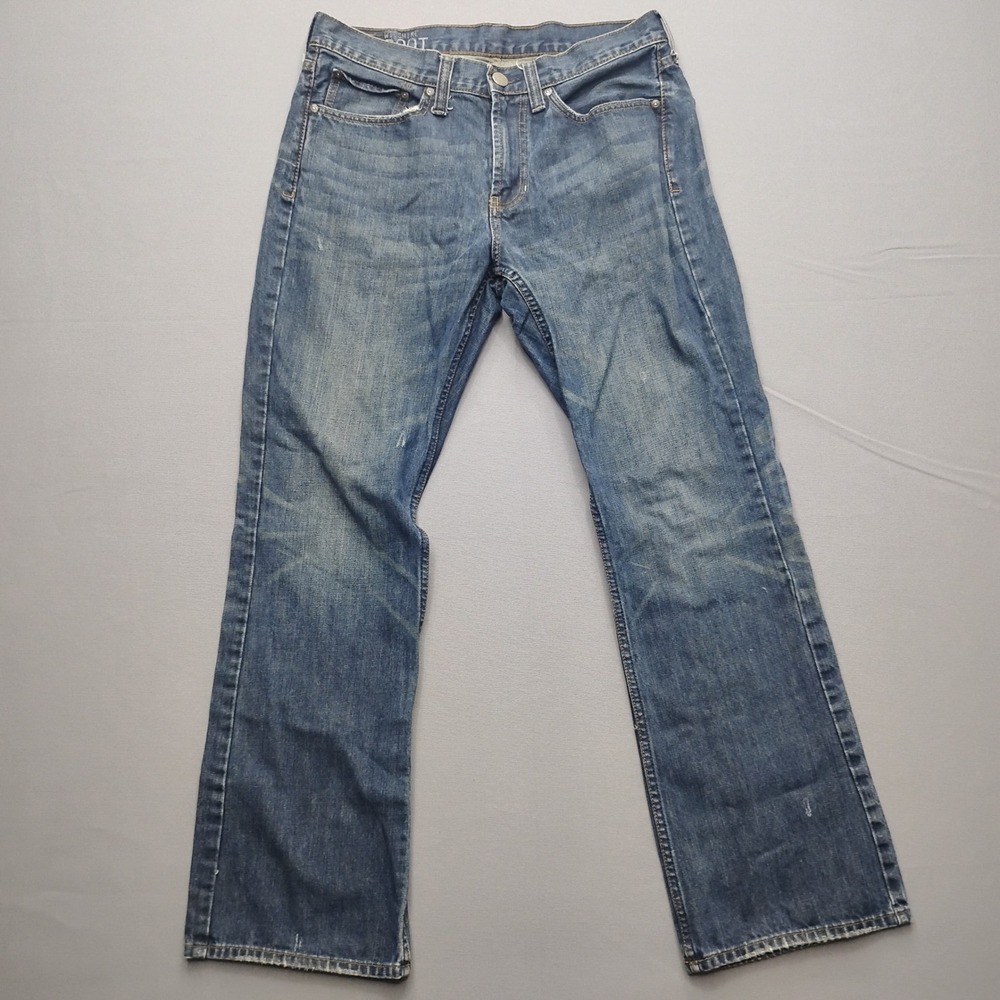 Bullhead Wilshire Boot Cut Jeans Mens 31x30 Blue Denim 100% Cotton